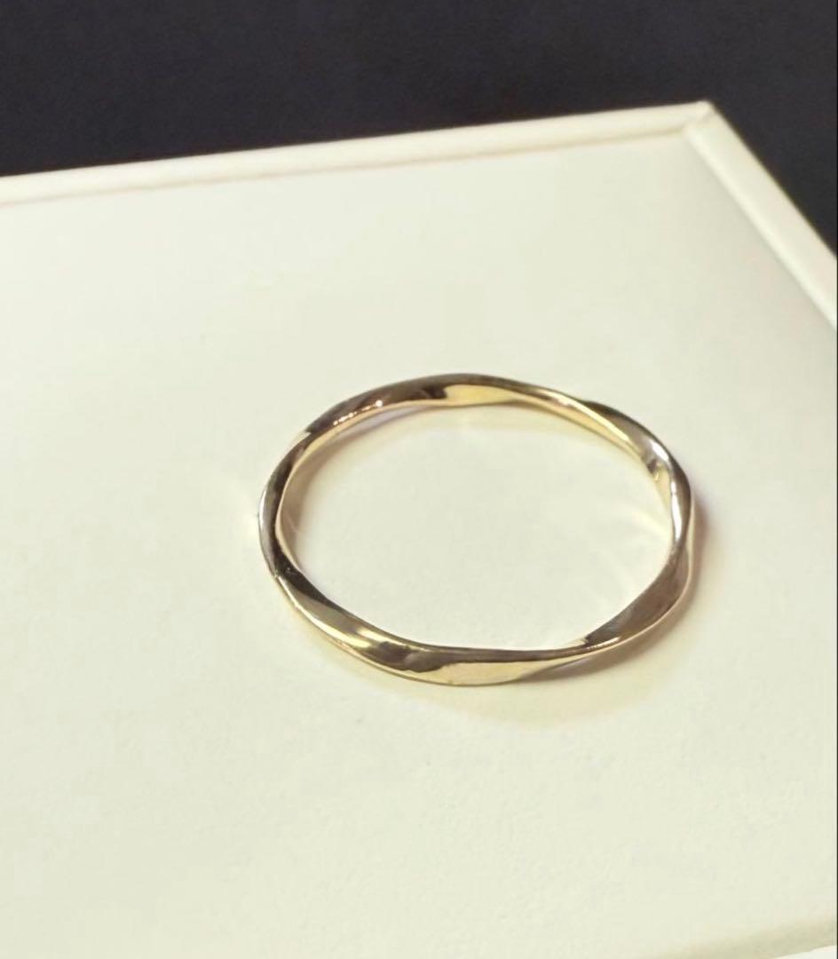 【Jouete】K10YG レイヤーツイストリング