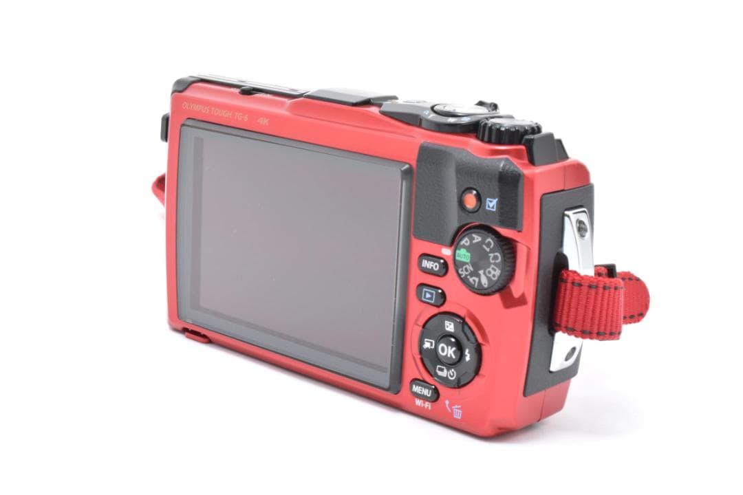美品 OLYMPUS TOUGH TG-6 4K レッド デジタルカメラ
