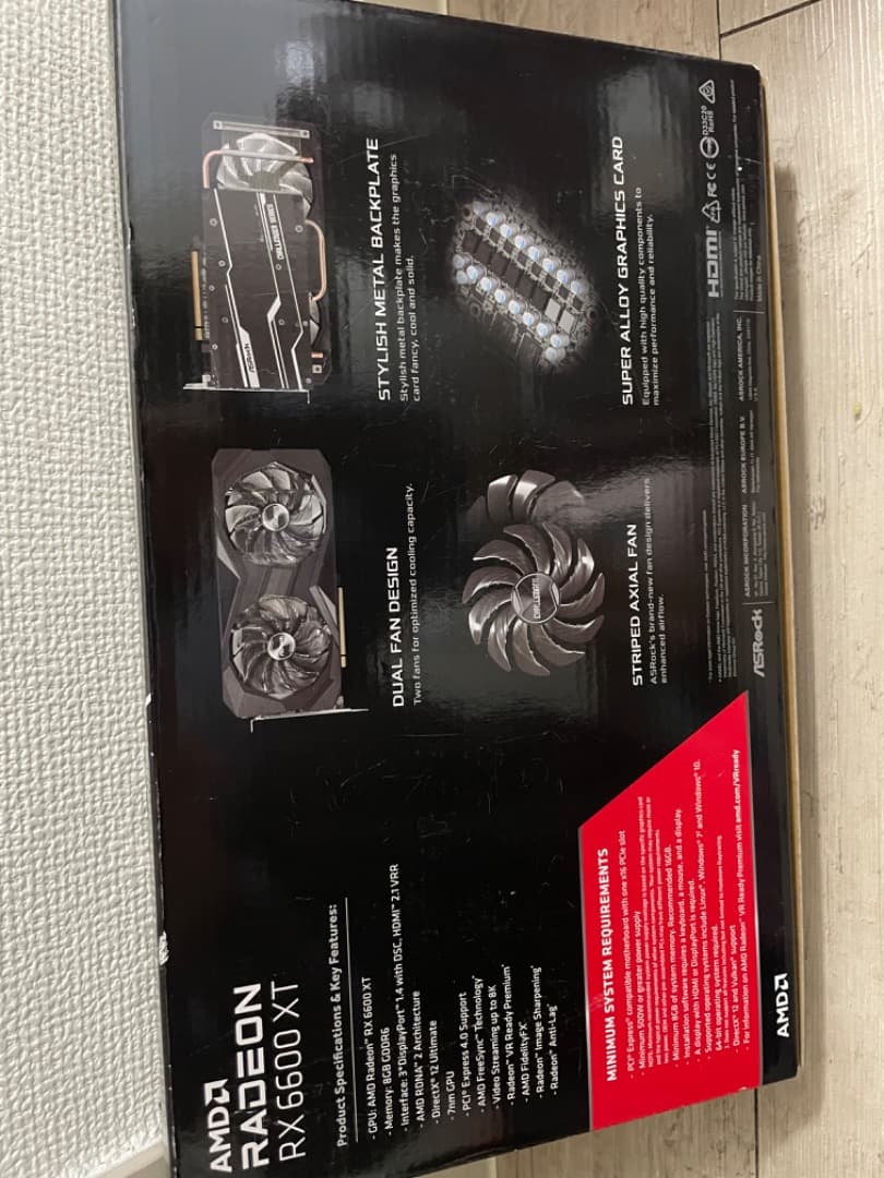 グラフィックボード・グラボ・ビデオカード ASRock RX 6600 XT Challenger 8GB gpu