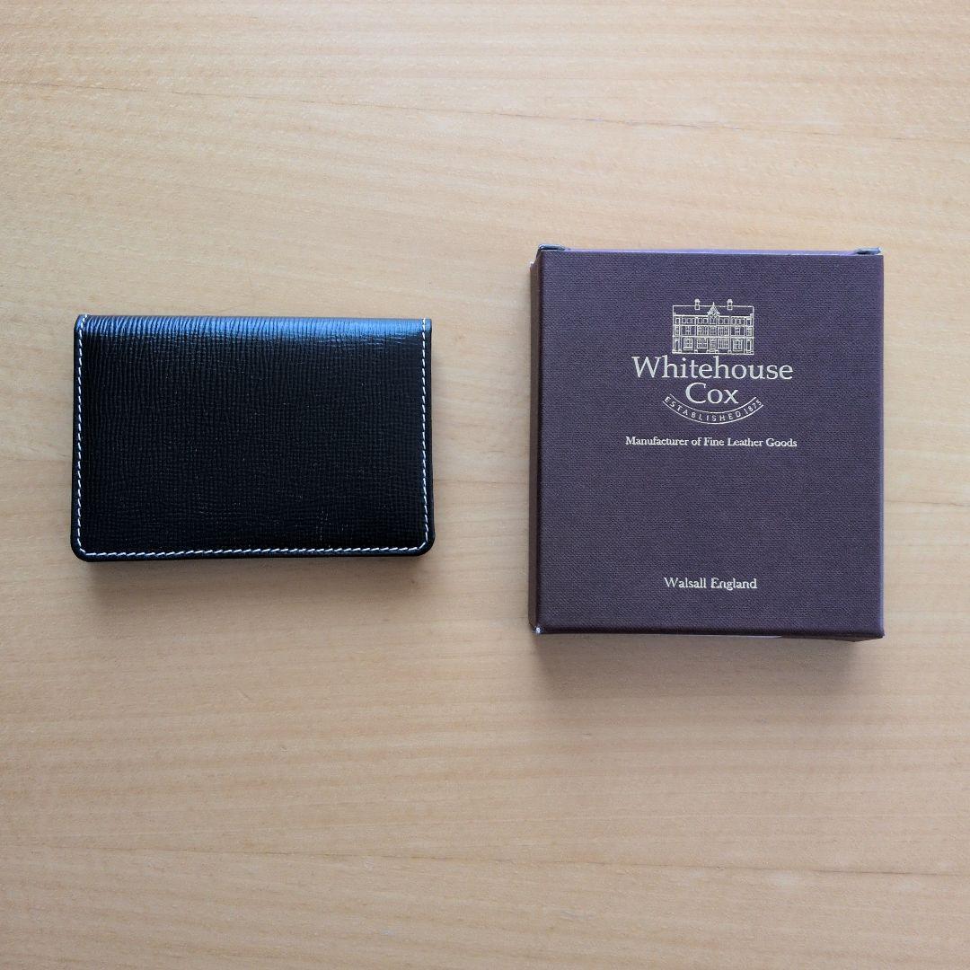Whitehouse Cox 名刺入れ ブラック