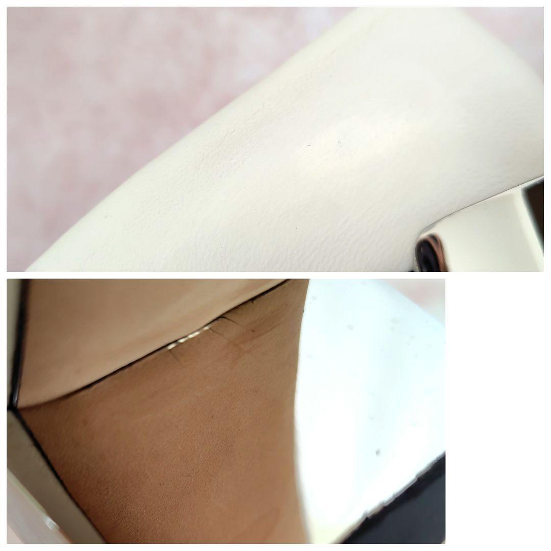 ✨️腕利き職人のリペア済✨️モデルサイズ☆美品【ジミーチュウ】ロゴ パンプス 白