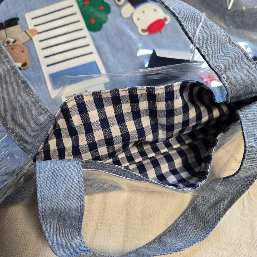 【タグ付き】ファミリア ホテルオークラコラボ デニムバッグ