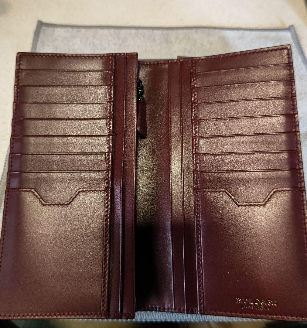 ブルガリBULGARI ブラック 長財布、ケース2点セット箱付き。