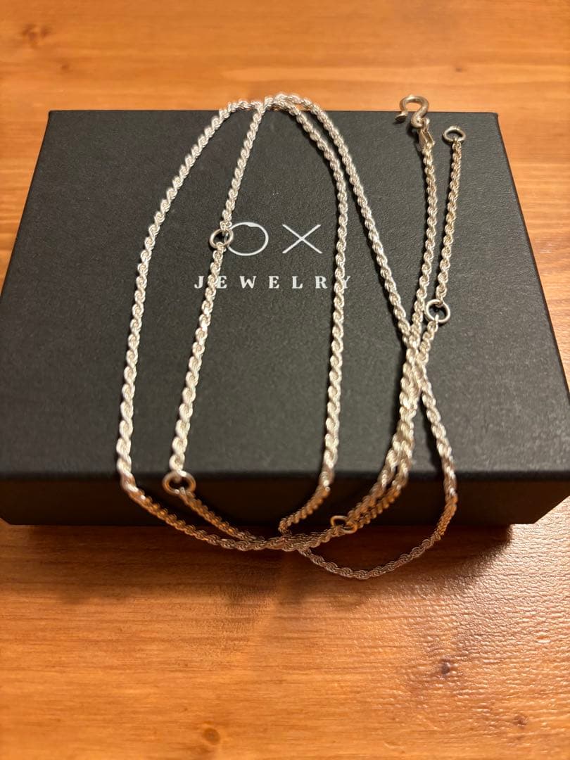 アクセサリー OX JEWELRY French Rope Chain Necklace
