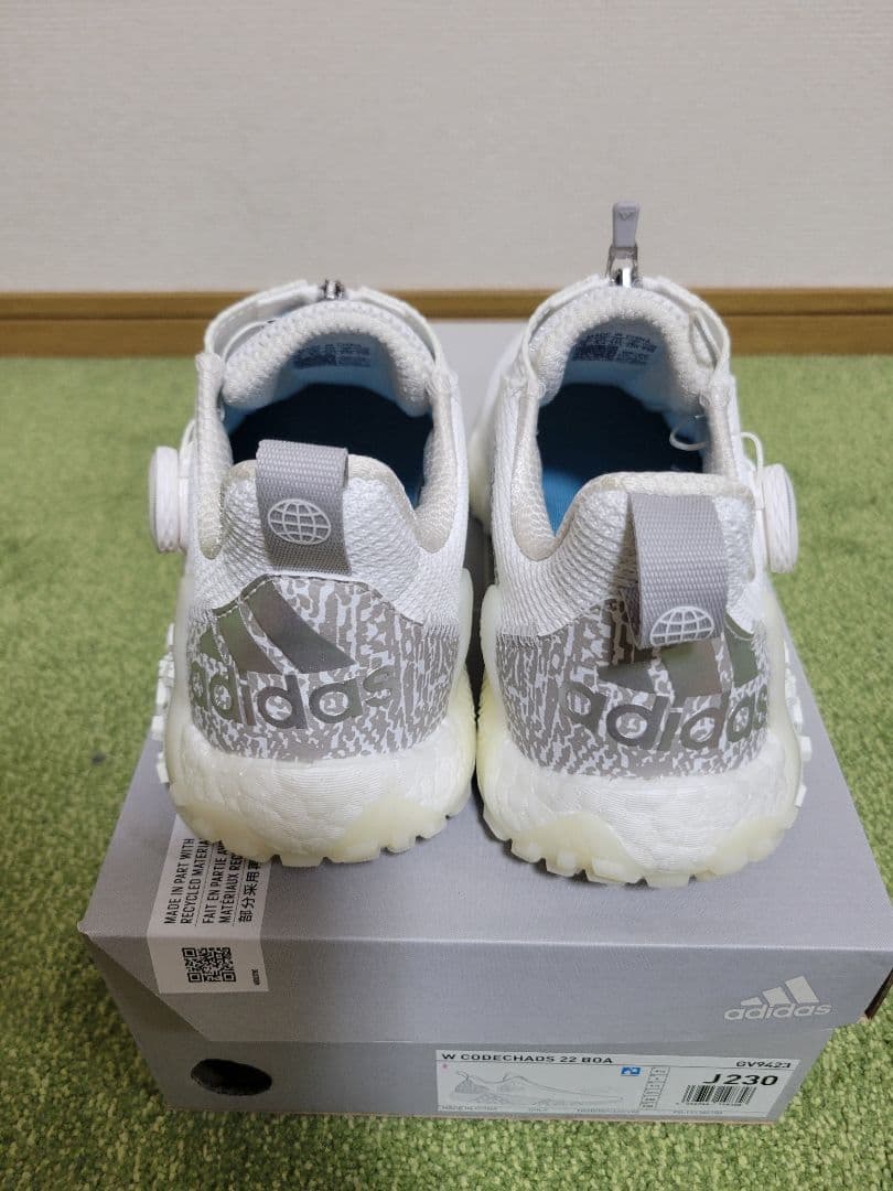 23cm adidas W CODECHAOS 22 BOA ゴルフシューズ