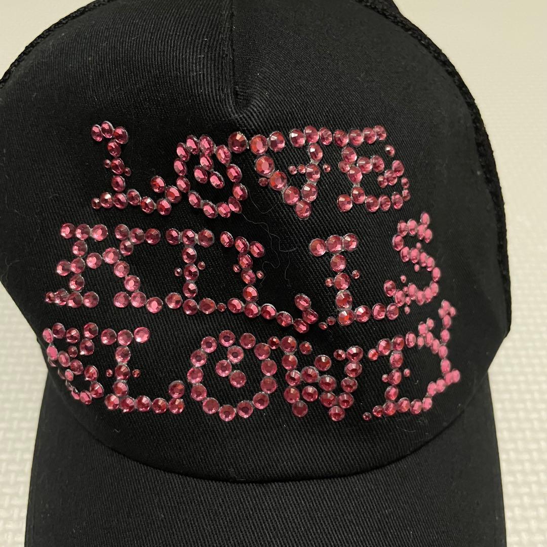 激レア 美品 Y2K エドハーディー ラインストーン キャップ 平成ギャル 刺繍