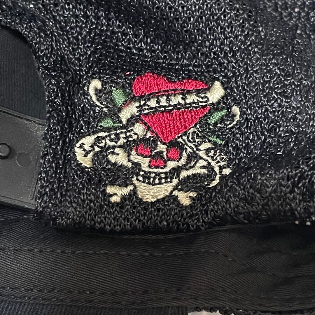 激レア 美品 Y2K エドハーディー ラインストーン キャップ 平成ギャル 刺繍