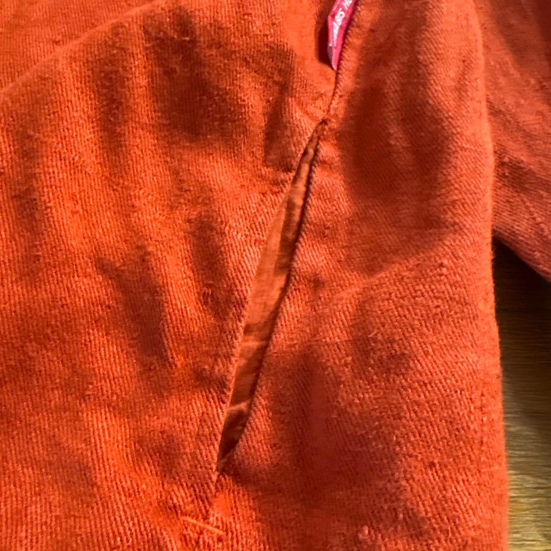 MANASTASH ハーフジップトレーナー Mサイズ　麻　アメリカ製　90s