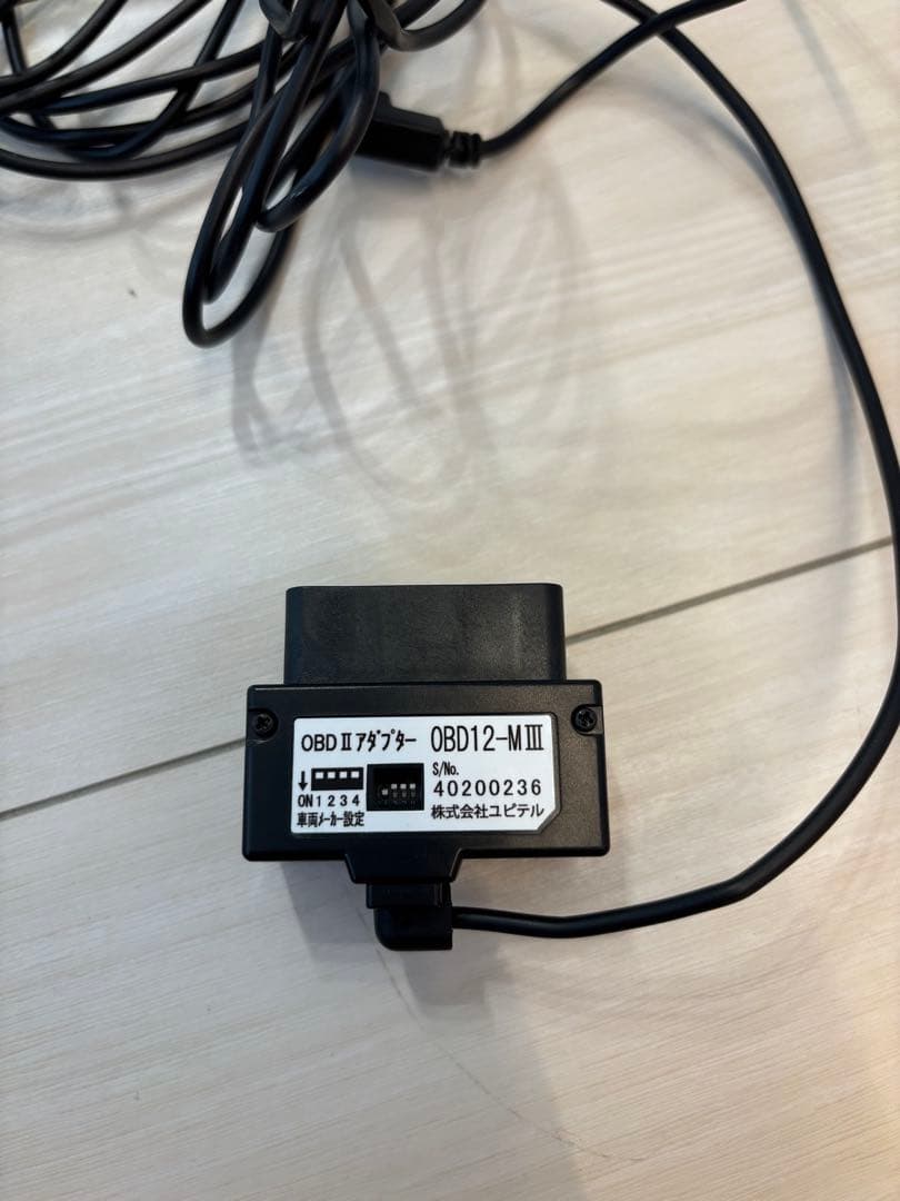 ユピテル LS1200L OBDIIアダプター OBD12-MIII