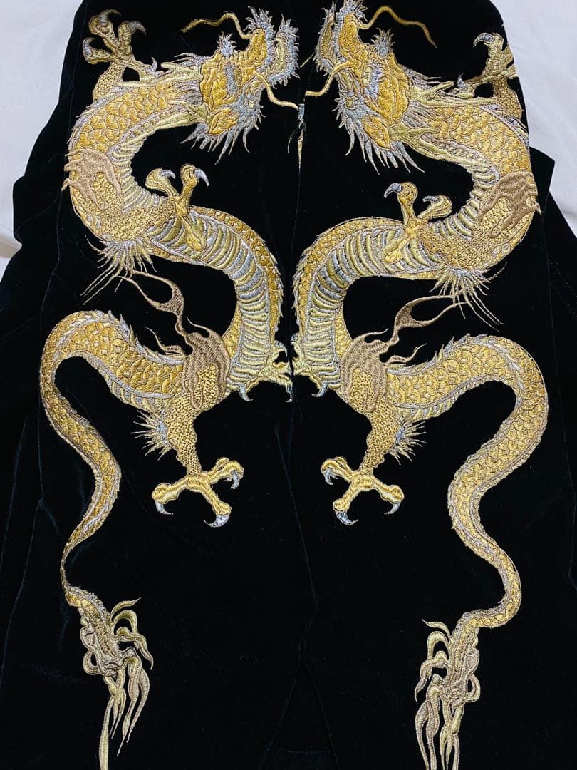 美品　別珍 日本 vintage 90s 限定版 スカジャン 龍 Unisex