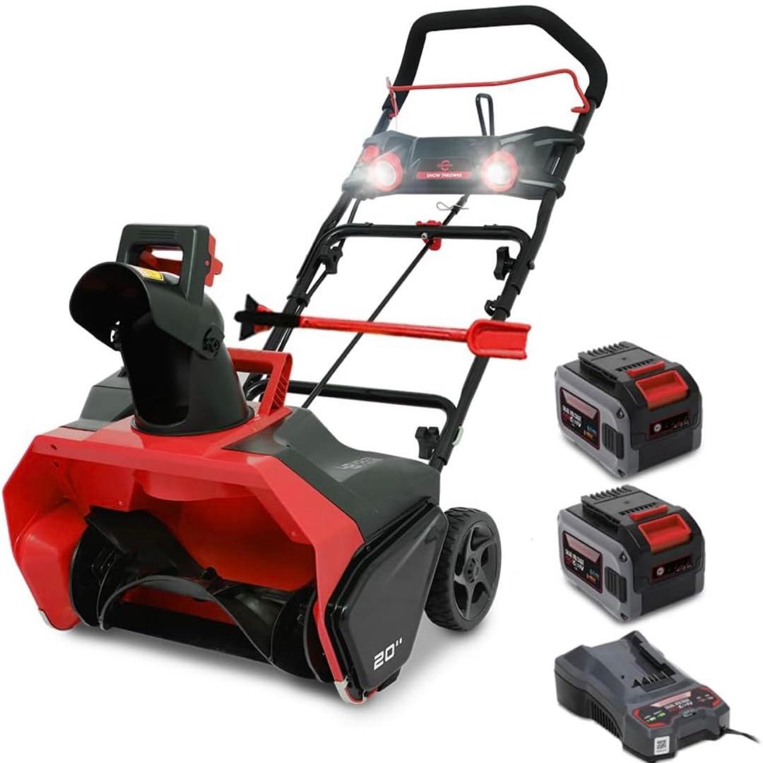 ハイガー除雪機　充電　48V POWERWORKS SNE402 バッテリー2個