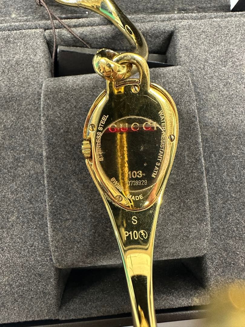 超美品　GUCCI グッチ ホースビット バングル 腕時計　レディース
