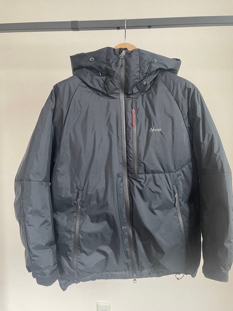 ひろ　美品！NANGA オーロラテックスダウンジャケット　黒　M