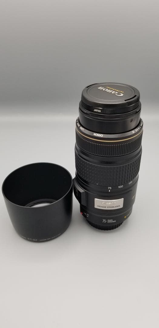 Canon EF75-300mm F4-5.6 IS USM＋レンズフード