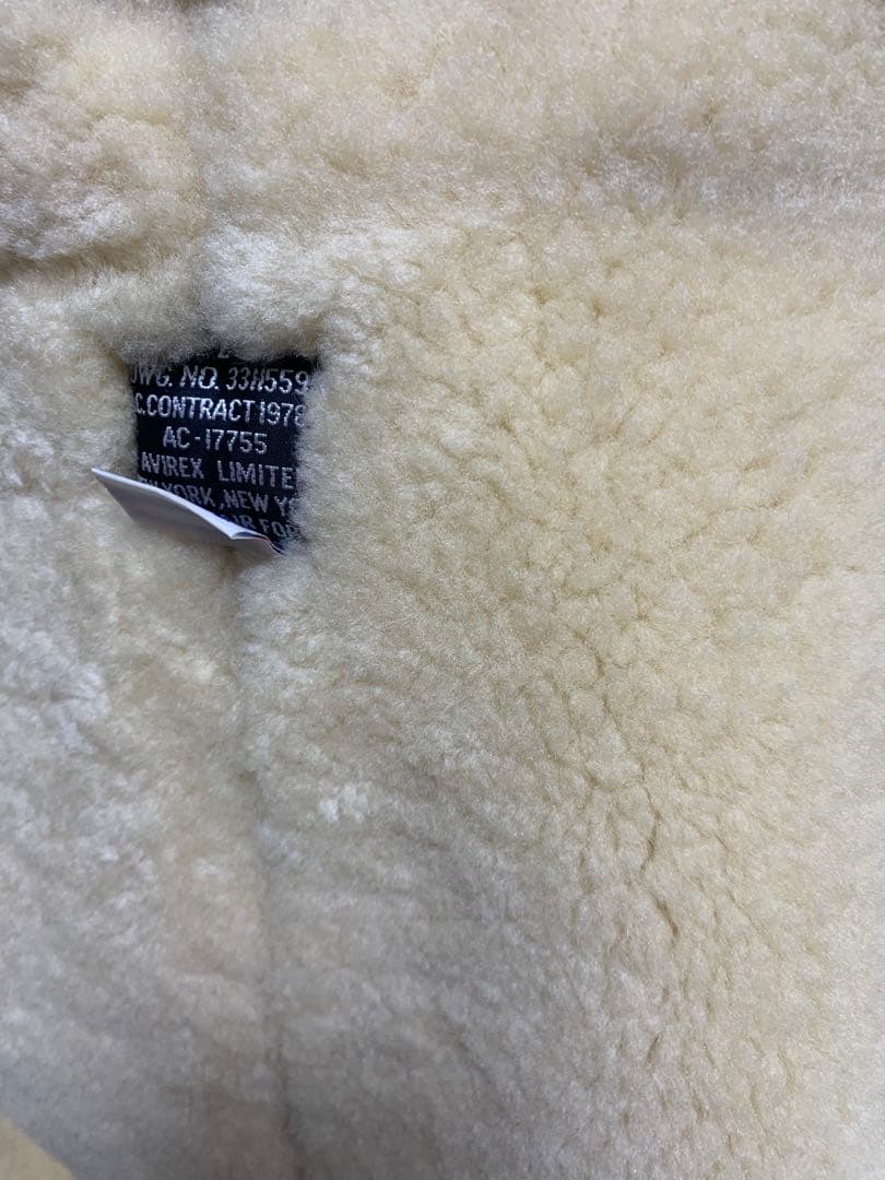 AVIREX B-3 フライトジャケット　ムートン　値下げしました！