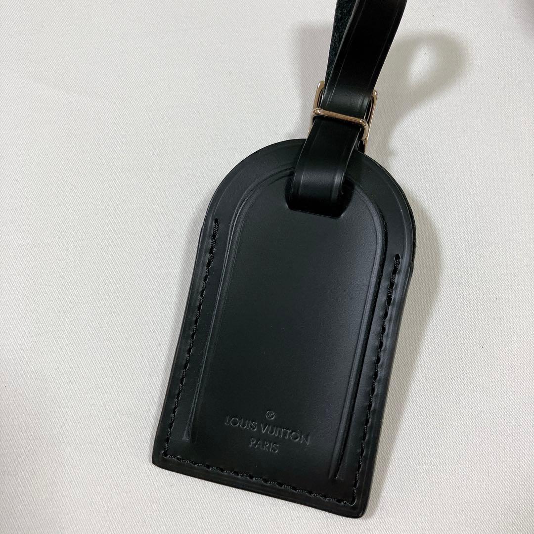極美品　ルイヴィトン　ネームタグ　ポワニエ　セット　ブラック　黒　シルバー　希少