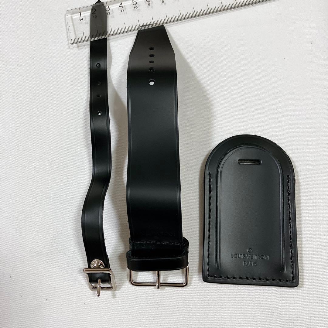 極美品　ルイヴィトン　ネームタグ　ポワニエ　セット　ブラック　黒　シルバー　希少