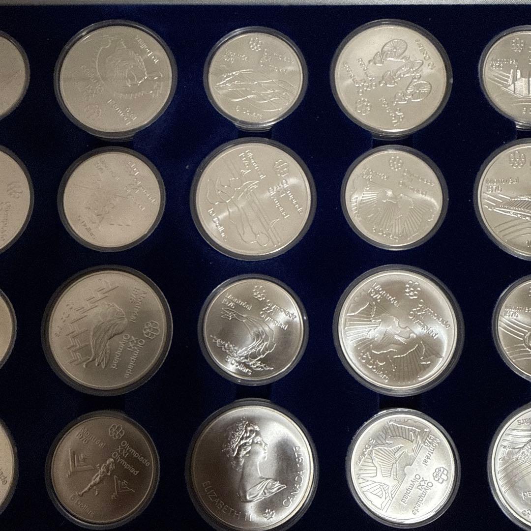 記念銀貨　カナダオリンピック　1976年　28枚