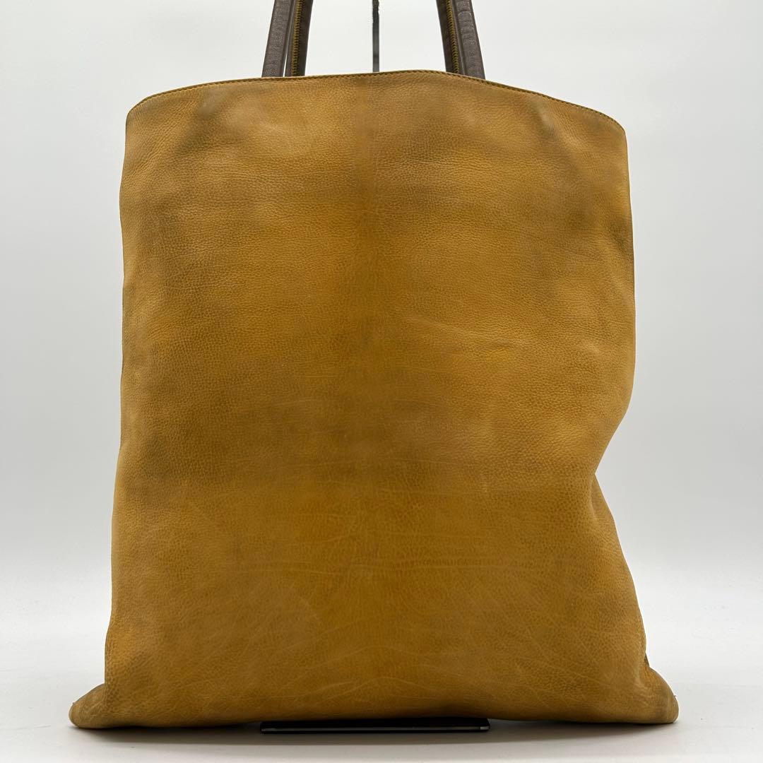 【美品 A4可】ブルガリ コレツィオーネ トートバッグ レザー ベージュ 大容量