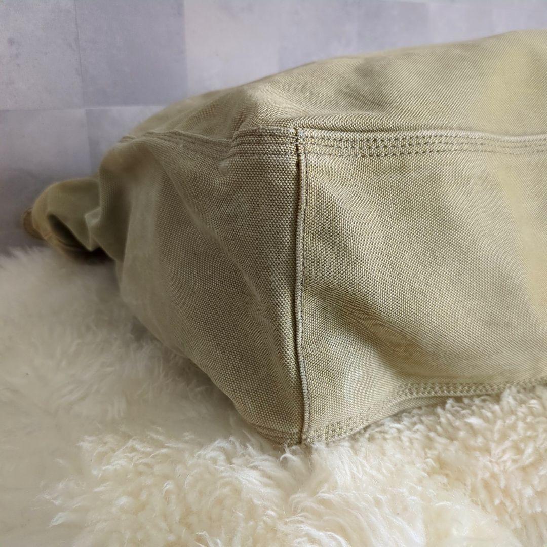 RUGBY RALPH LAUREN♦キャンバス トートバッグ カーキ ベージュ