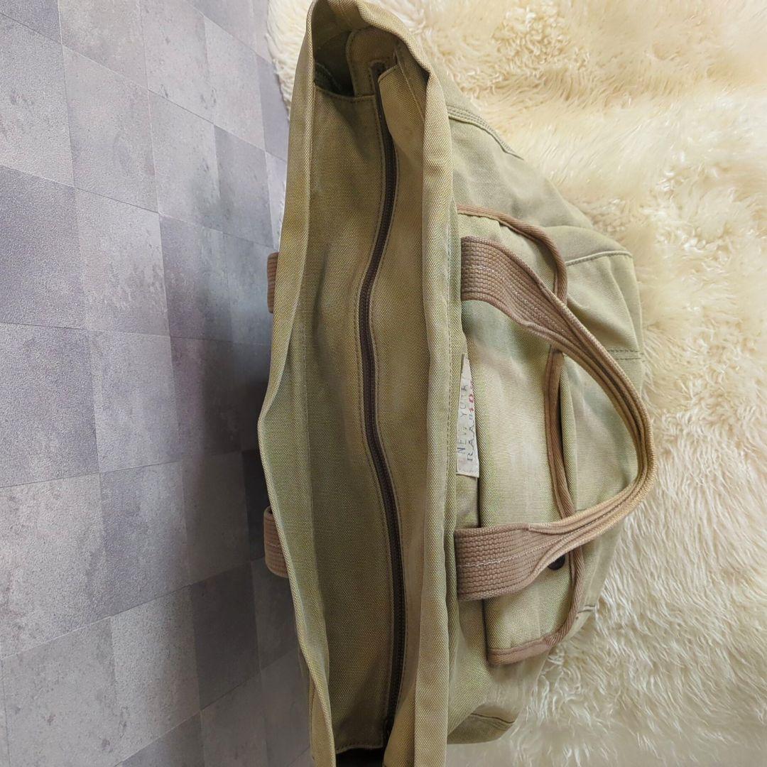 RUGBY RALPH LAUREN♦キャンバス トートバッグ カーキ ベージュ