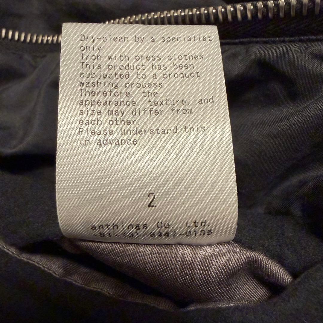 A.PRESSE アプレッセ Silk Taffeta Coach Jacket