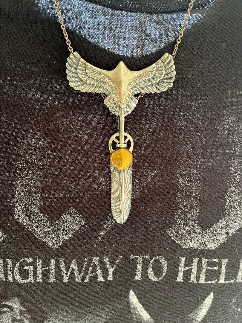 ❗️しか❗️年代品シルバー925ヴィンテージ　　　イーグルフェザーセット