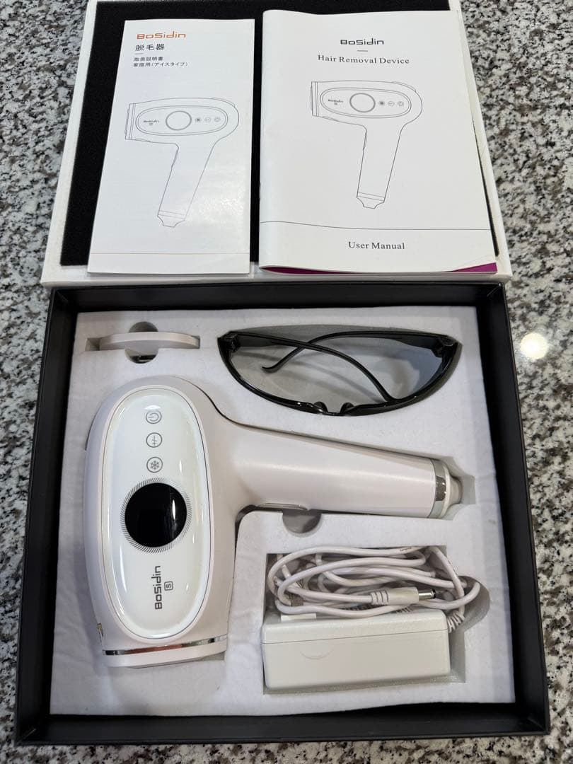 BoSidin 脱毛器 家庭用 IPL 光美容器 完動品 箱付き