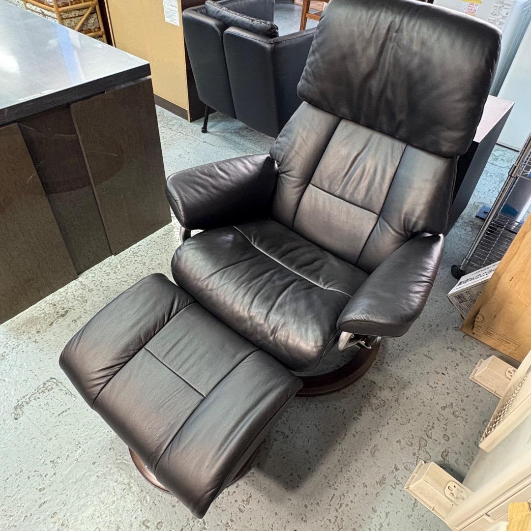 EKORNES エコーネス ストレスレスチェア & オットマンセット 本革