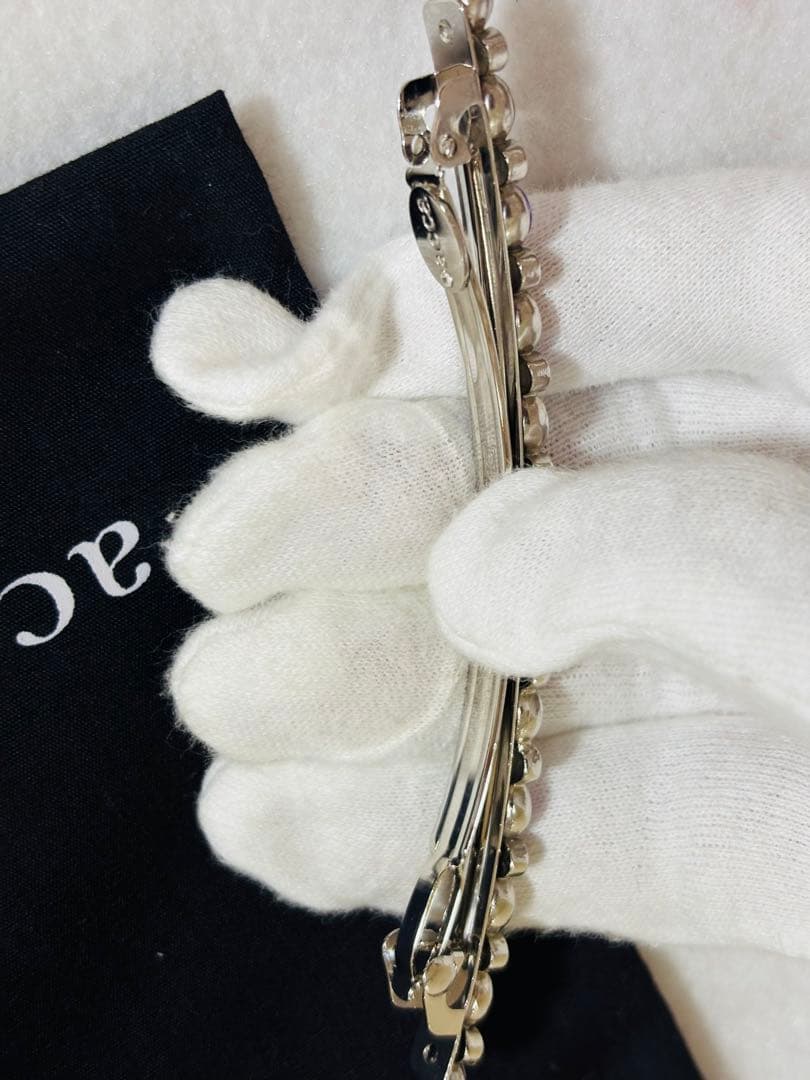 【新品箱入】acca バレッタ　クリップ　ベリーバレッタ　ピン　紫