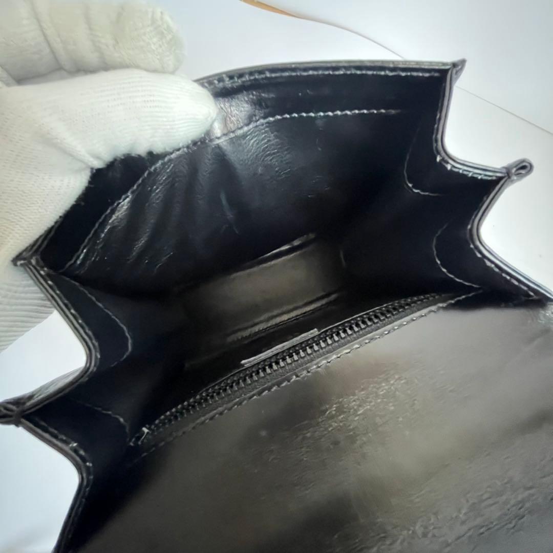 ✨極美品✨　CELINE ガンチーニ　ハンドバッグ　ブラック　黒　ミニ　バッグ