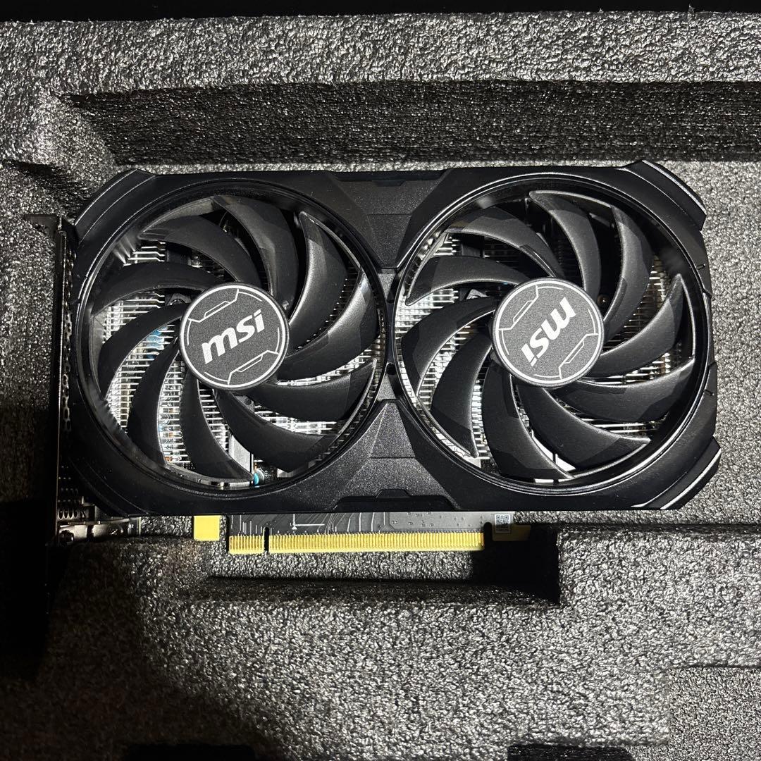 グラフィックボード・グラボ・ビデオカード MSI RTX 4060 Ti Ventus 2X Black 8G