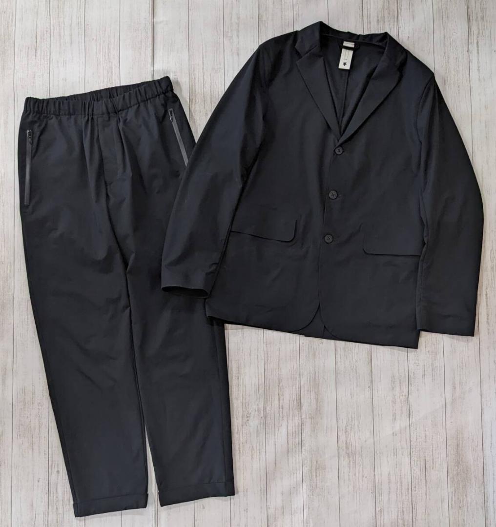 デサントポーズ/パッカブルセットアップ/3Bジャケット/イージーパンツ