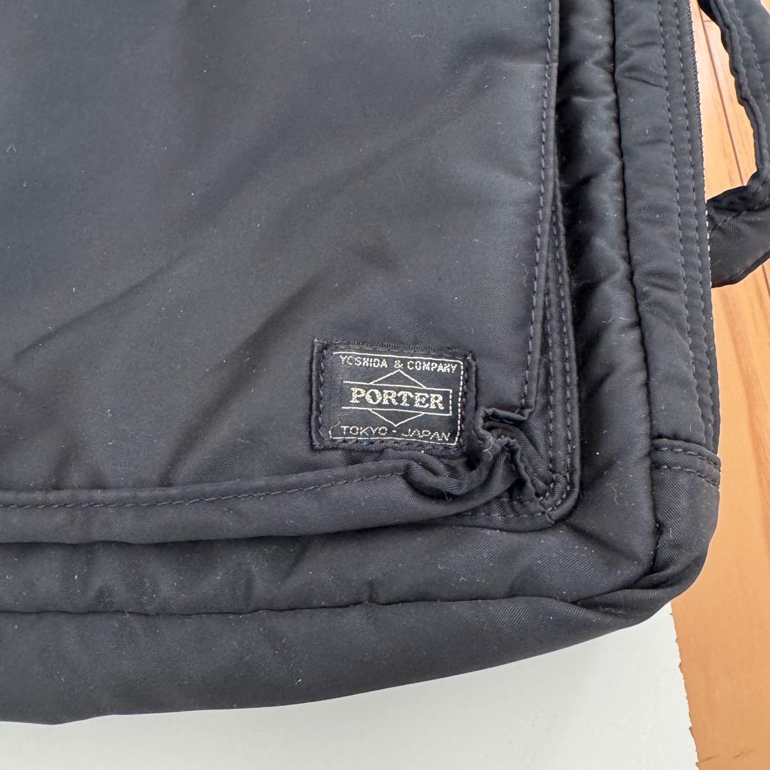 PORTERポーターTANKER 3way リュック ブリーフケース 2層式 黒