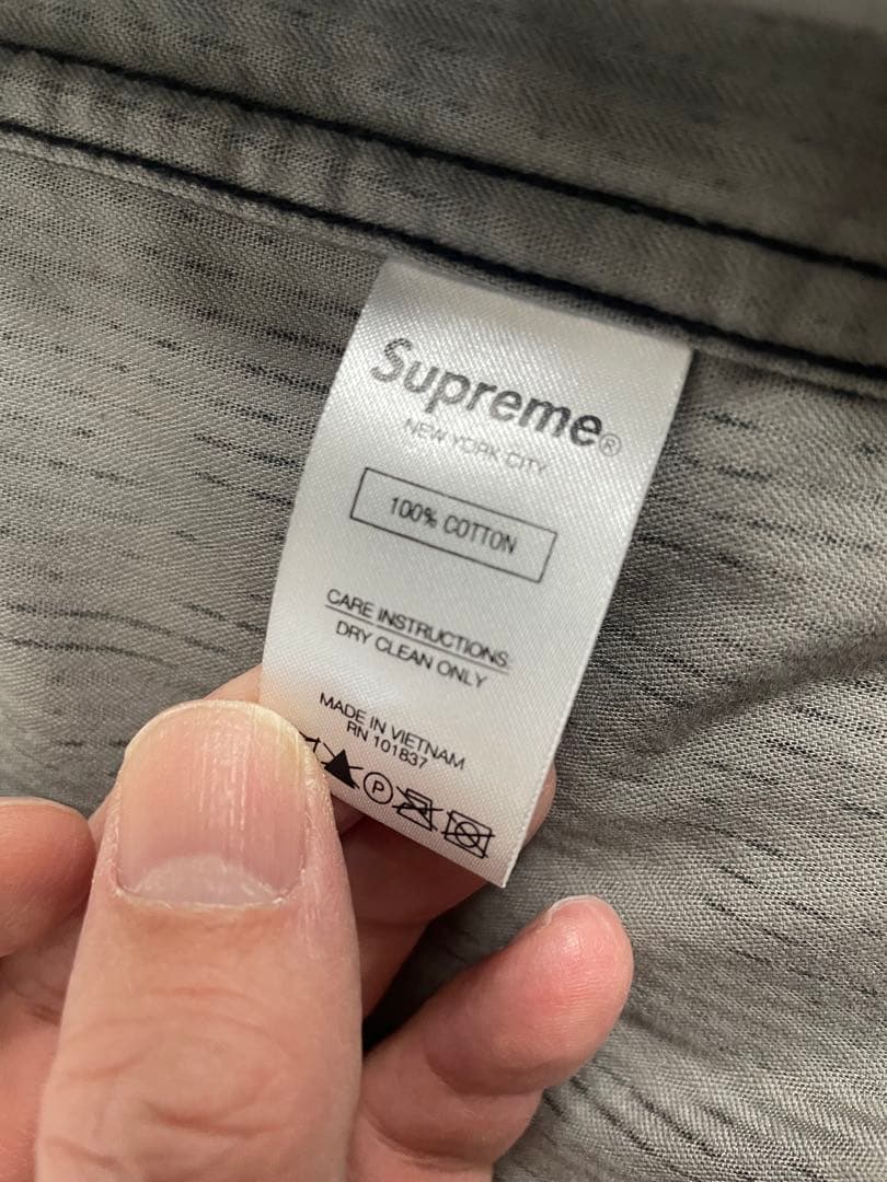 （M）Snakeskin Corduroy Zip Up Shirt