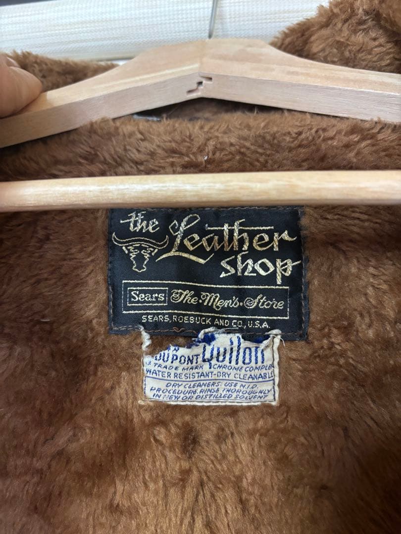 シアーズ　レザーショップスエードジャケット