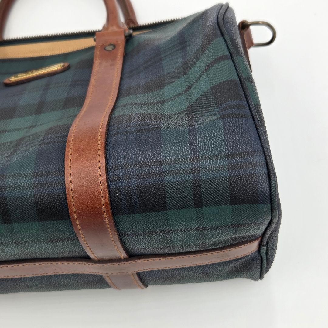 【極美品】ポロラルフローレン チェック ボストンバッグ 旅行 ビンテージ ラスト