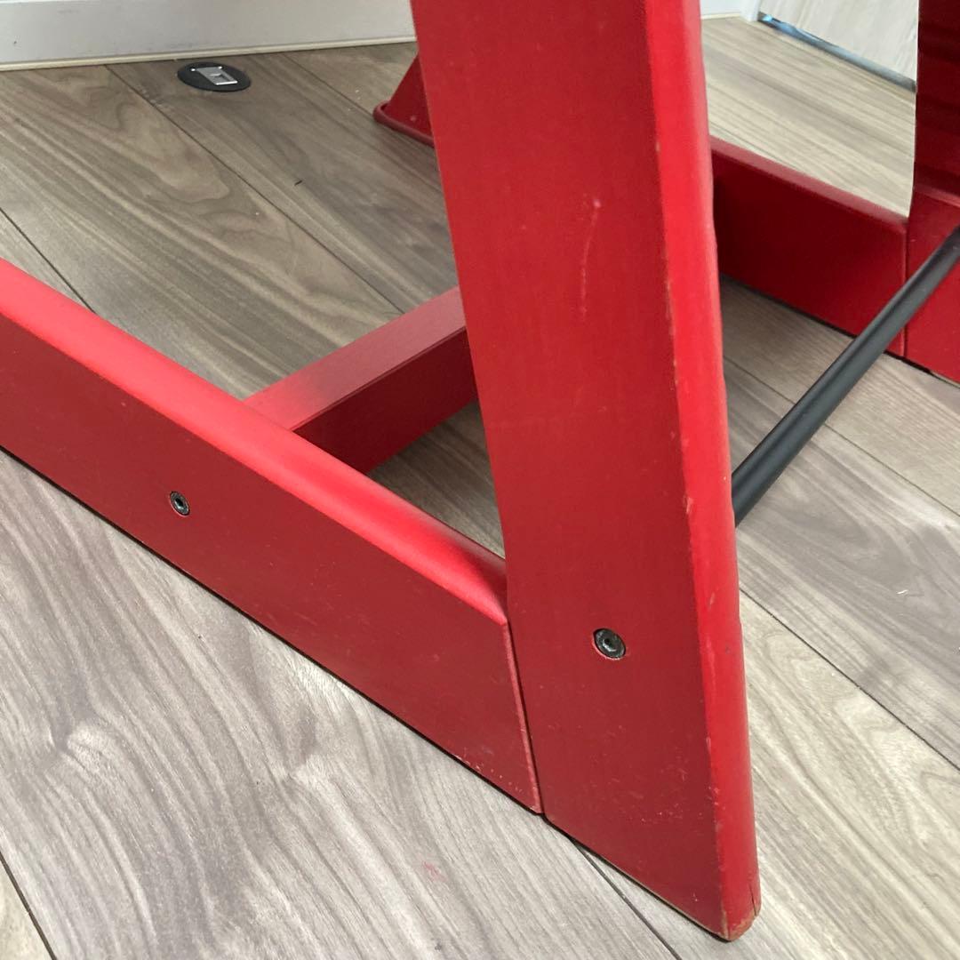 ストッケ　トリップトラップ　ベビーチェア　レッド　シリアルナンバー3