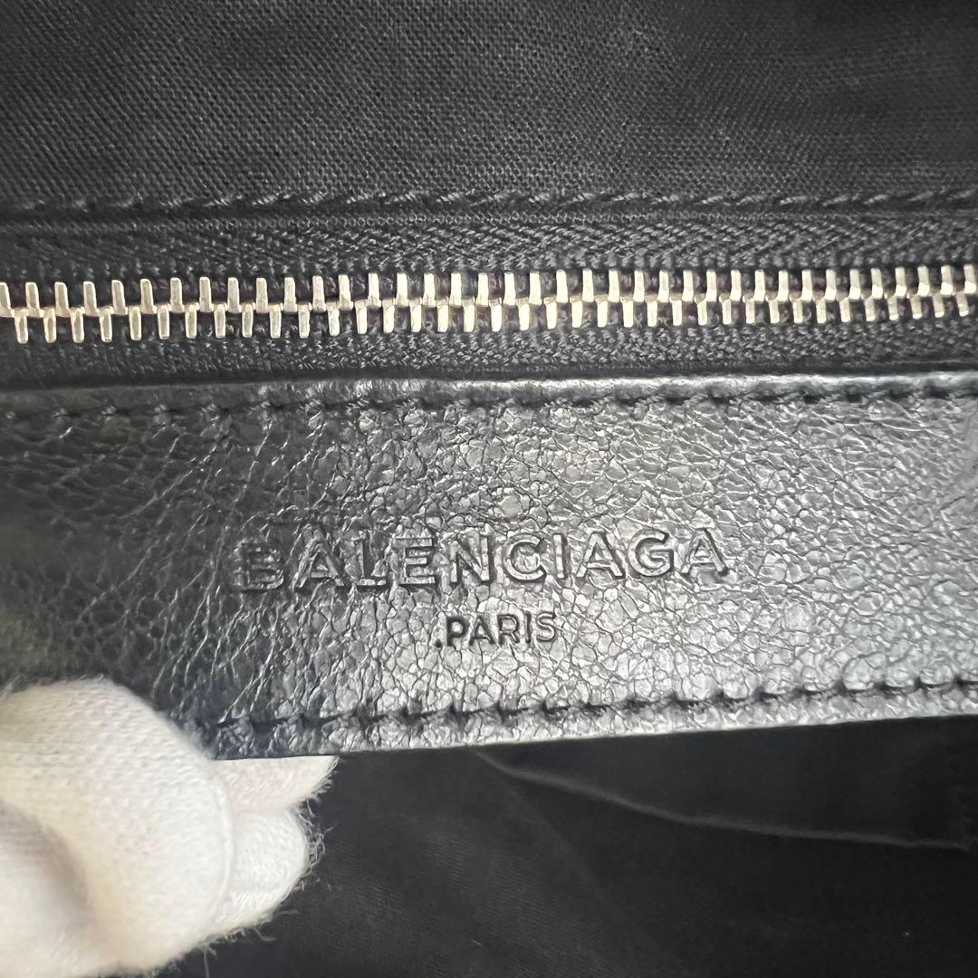 未使用級✨バレンシアガ SQUASH ボストンバッグ 2way レザー ブラック