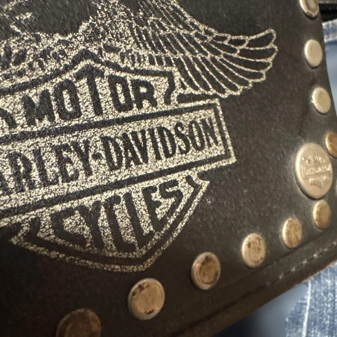 ハーレーダビッドソン　純正　トラッカーウォレット　スタッズ