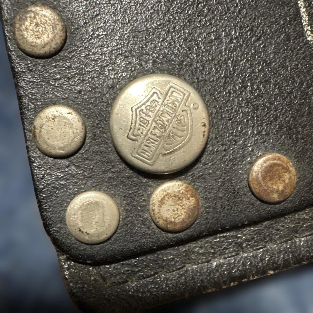 ハーレーダビッドソン　純正　トラッカーウォレット　スタッズ