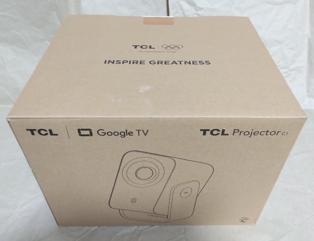 TCL C1 GTV ポータブルプロジェクター ネイティブ1080P対応