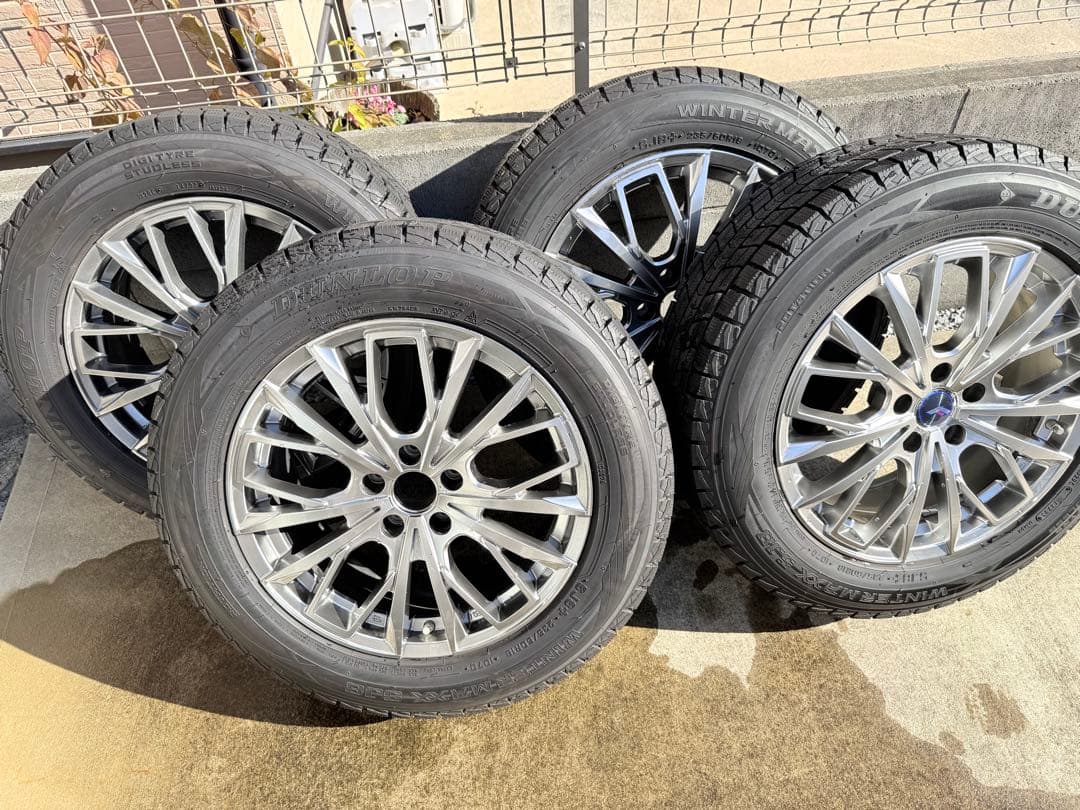 【バリ溝】現行レクサスNX　スタッドレス＋ホイールセット　対面受渡可