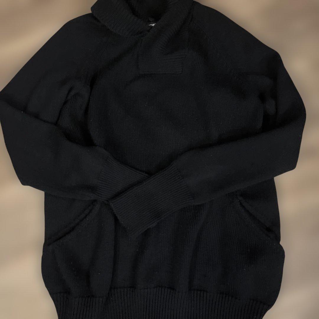 ジュンヤワタナベ　コムデギャルソン黒のハイネックニット