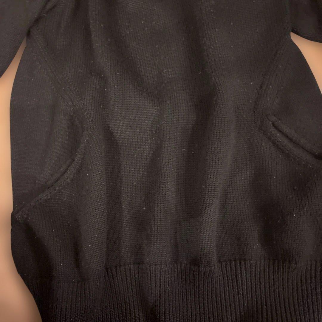 ジュンヤワタナベ　コムデギャルソン黒のハイネックニット