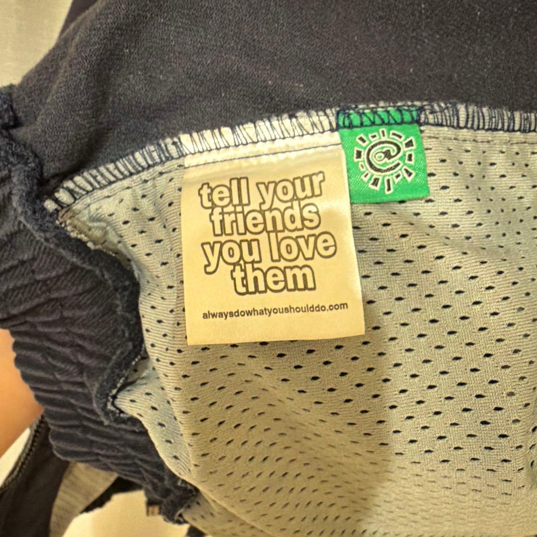 always フード付きネイビーブルゾン ジャケット ジャンパー M