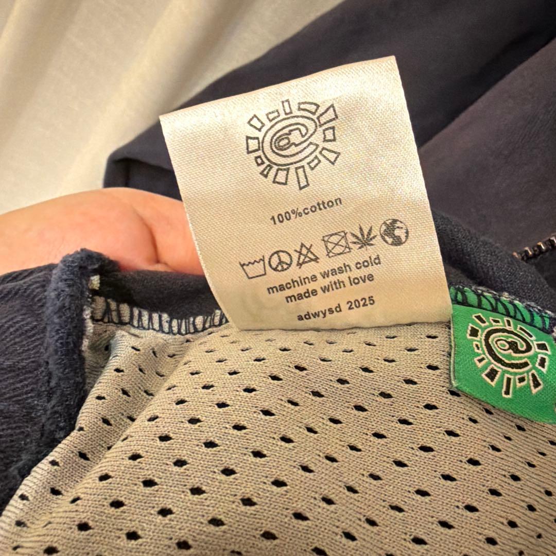 always フード付きネイビーブルゾン ジャケット ジャンパー M