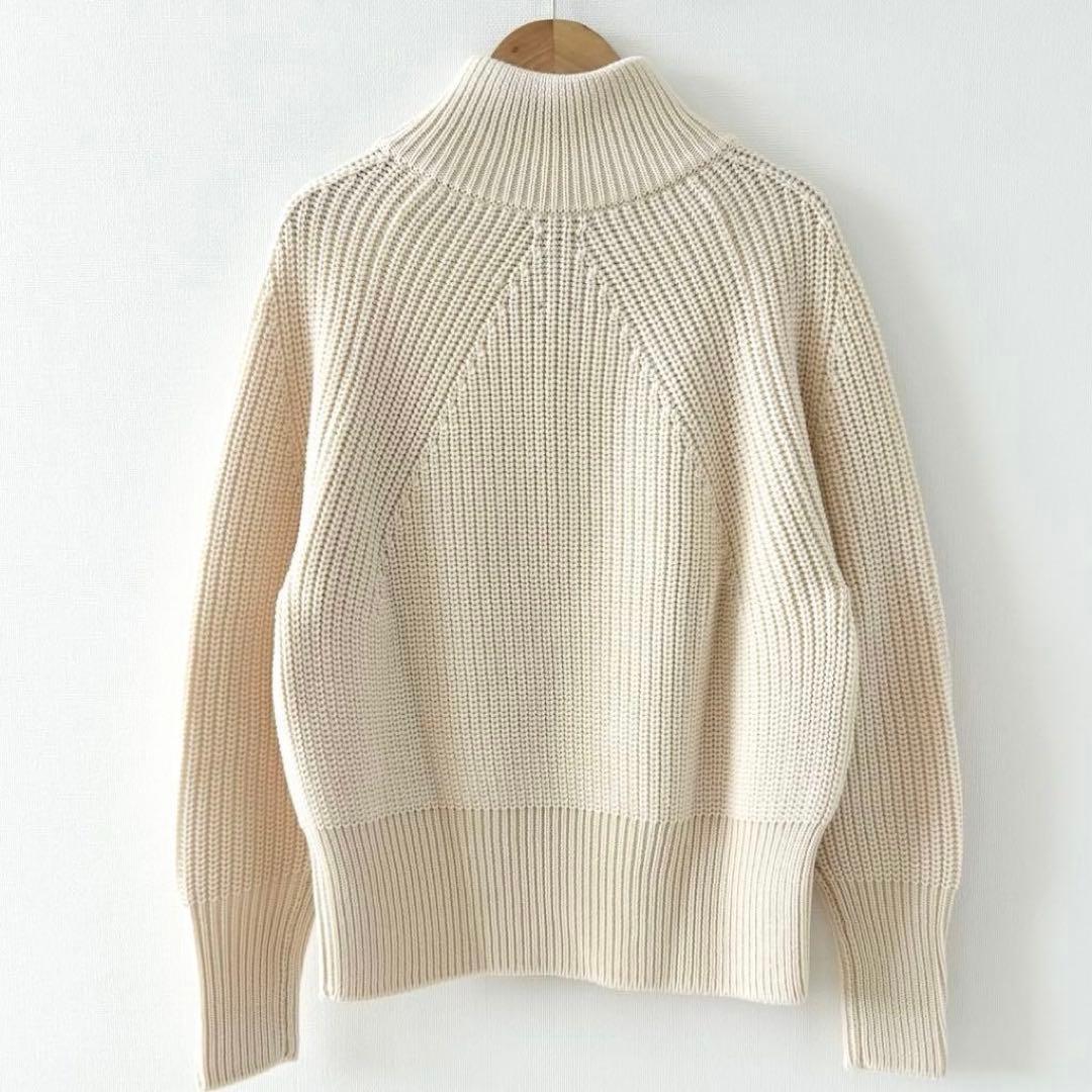 SHIPS別注 BATONER ハーフジップニット