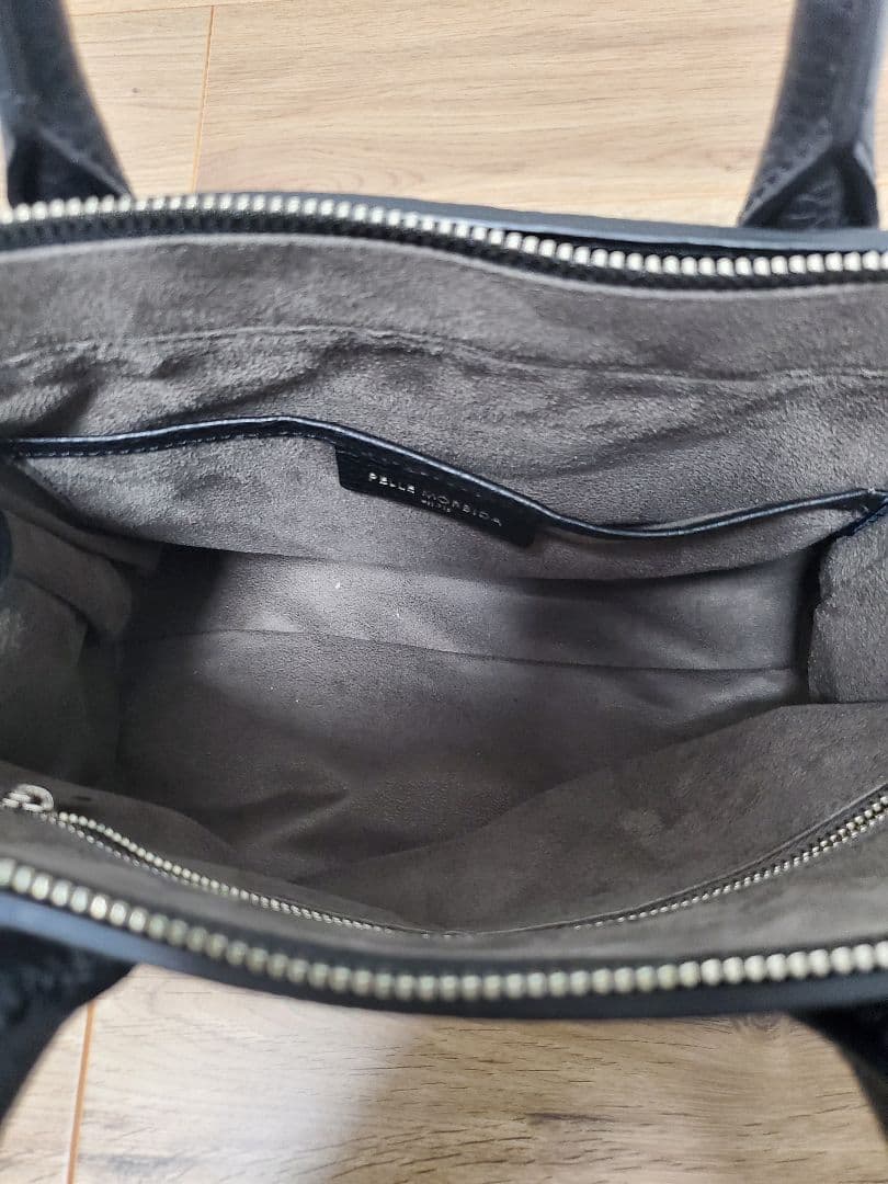 ペッレモルビダ　ミニボストン　黒