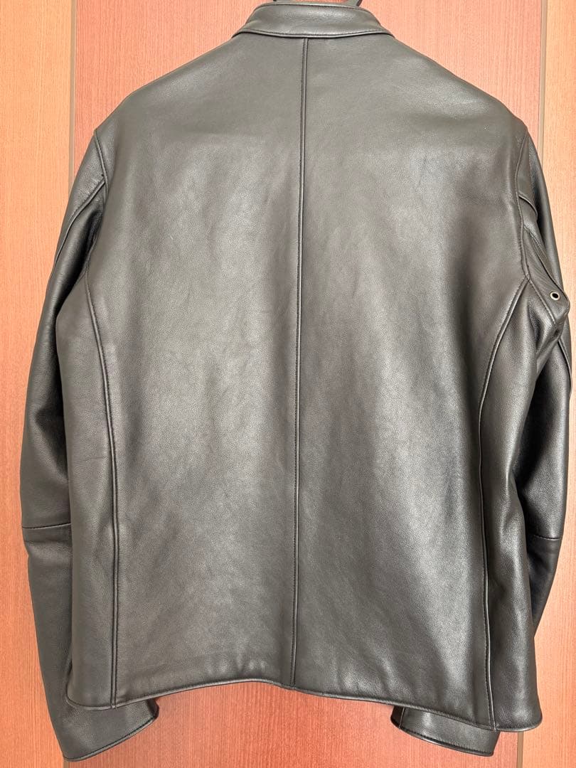 グリーンレーベル　シングルライダースジャケット ブラックL アローズ